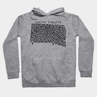 State of South Dakota Maze Hoodie